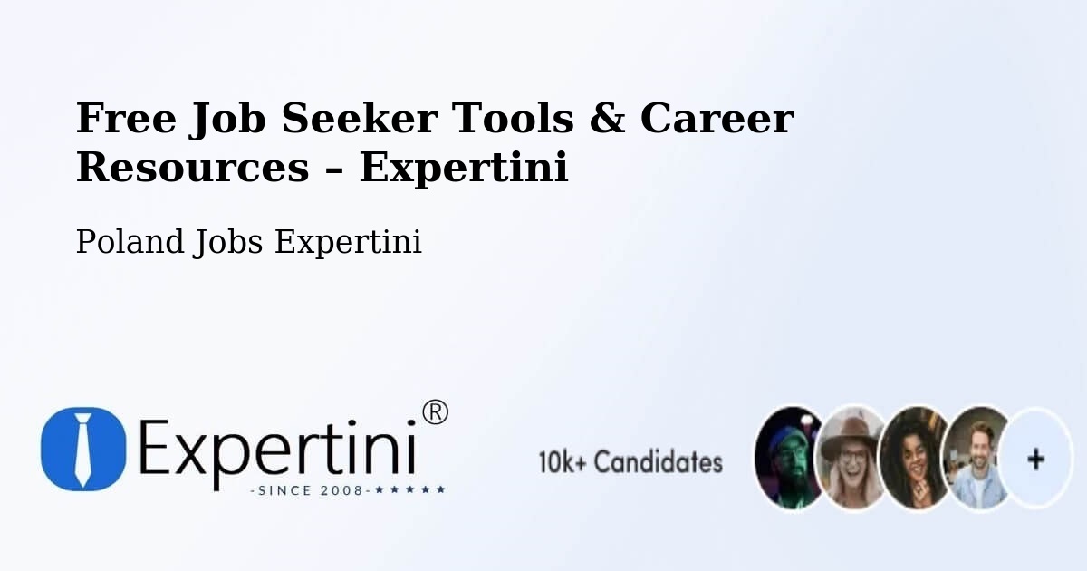 Free Job Seeker Tools & Career Resources – Krupski Młyn - Krupski Młyn, Poland Jobs Expertini